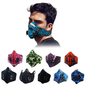 PM2.5  Antipollution Mask Respirator with 4 Carbon N99 Filters